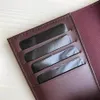 KVALITET GENTERLÄRLIGA LÄDER WOMENS PALLET MED BOX Luxurys Designers Plånbok Mens Wallet Purese Credit Card Holder Passport Holde295q