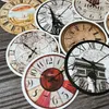 Embrulho de presente ZFParty Vintage Clock Sticker decorativo Diy Scrapbooking material de material