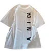 Модная футболка хлопковое растение Мужские женские дизайнерские футболки черные белые роскошные с буквами Повседневная летняя одежда с коротким рукавом в стиле хип-хоп Уличная одежда S-4XL G2