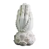 Decoraciones de jard￭n estatua de mano atractiva decoraci￳n de escritorio linda escultura ligera