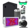 Grow Lights Boxes Plant Grow Barrat Kit com caixas de cultivo de conjunto de LED para plantas internas cultivadas