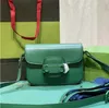 Designer Mini Bag Flap Crossbody Shoulder Bags Green Genuine Leather Fashion Messenger Bag Women Handbags Small Card Holder Purses Metal Buckle