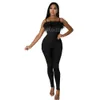 2024 Designer Summer Femmes Combinaisons Plumes Lady Romper Pantalon Sexy Club Party Vêtements Sans Manches Strass Chaîne Une Pièce Tenues En Gros Vêtements 9105