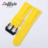 Titta p￥ band Silikon Watchband Rubber Sport Watchbands rostfritt st￥l sp￤nnetillbeh￶r ers￤ttare rem 22mm 24mm 26mm