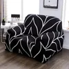 Tampas de cadeira Capa de sofá único geométrico Modern Couch Protectotor Elastic Stretch Armchair Slipcovers RemovableWashable