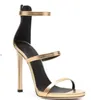 Summer Platform Harmony Sandals Designer in vernice a tre bande armoniose scarpe col tacco alto Le donne eleganti con cerniera sul tallone mostrano un fascino sexy