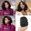 Body Wave Bob Wig 5x5 Lace Sluiting Front Human Hair 4x4 Pruiken voor vrouwen vooraf geplukt