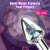 Skönhetsartiklar rostfritt stål anal vibratorer för män prostata onani erotisk massager för rumpa plug dildos app kontroll sexig leksak