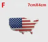 Verenigde Staten Flag Car Sticker Decoration US Presidential Election Leaf Board Adhesive Emblems Badge RRC678