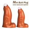 Articoli di bellezza Mini plug anale Silicone Big Butt Dilatatore Uomini Massaggio prostatico Giocattoli sexy Per donne Vagina Masturbatore Adulto Erotico