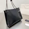 Klassische Niki Tote Einkaufstasche Damen Handtasche Schwarz Große Kapazität Paket Schulter Pendlertaschen Magnetsiegel Echtes Leder Fashi231R