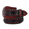 Punk Y2K Western Belt Fashion Luxury Strap Diamond Belt Wide Buckle Cowgirl Cowboy Pu Leather Men's Jeans Trend 220509