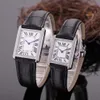 Montre à Quartz de luxe pour hommes, mode loisirs affaires, série réservoir à trois aiguilles, Couple multifonctionnel, étanche, ceinture, 2022