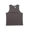 Mens Designer Vest T Shirt Casual Short Sleeve Sleeveless Fashion Hip Hop Men Vests Women T Shirts Six colors Size S-XL