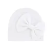 Hoeden geboren Beanie Hat Gloves Set Baby Bow Mittens Kit Infants Autumn Winter Winter Katoen Kop Wikkelhandschoen G2AE