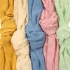 Hijabs das mulheres muçulmanas de roupas étnicas envolvem Nano Silk Silk Ball Chiffon Cabeça Turbano Material da moda Longo Shawl 2022