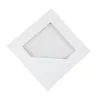 Anpassad logotyp Blankvit pappershandduk Förpackningsväska Silk Scarf Packing Boxes With Clear Window Present Box A355