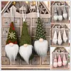 Christmas Decorations Ornaments Gift Santa Claus Snowman Tree Toy Doll Hang Decoration Hanging Pendant Faceless Plush Year 2022