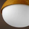 Pendelleuchten, moderne LED-Leuchten, Wohnzimmer, Küche, Esszimmer, hängende Holzleuchten, Innenbeleuchtung, minimalistisches Café