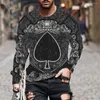 Men's T Shirts Plum 2 Print Long-Sleeve T-shirt Round Neck Casual European And American Fashion Spring O