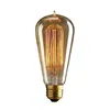 Individualized Straight Silk Retro Edison Chandelier Bulb E27 Screw Light Source