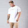 Men's T Shirts Lfyt Muscle Brothers Summer And Autumn Sports T-shirt Fitness Loose Top Elastic Basketball Korean Version Large Short Slee