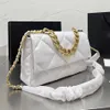 Damen-Crossbody-Glitzer-Designer-Taschen, Perlmuttweiß, klassische Handtaschen, Mini-Klappe, zeitlose Diamant-Steppung, Umhängetasche, Multico2922