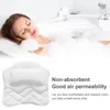 Bath Accessory Set Spa Pillow Bathroom Bathtub Head Neck Rest Cushion 5D Mesh Breathable Tub