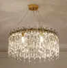 Chandeliers K9 Crystal Chandelier Modern Living Room Lights Round Bedroom Lighting Deluxe El Decorative