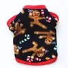 Dog Apparel Snowflake Snowman Reindeer Character Pet Autumn Winter Warm Cooling Coat Jacket Clothes Fleece Vest Christmas