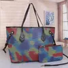 New color 2pcs set Women Leather Soho Bag Disco Shoulder Bag Purse lady Totes handbags bags Fashion tote bag with wallet276a