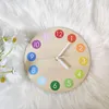 Wall Clocks Chic Clock Decor Battery Operated Low Noise Sturdy Lovely Cartoon Silent