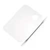 Cosmetic Makeup Spatula Tool Lightweight Stainless Steel Pigment Blending Mixing Tray For Eyeshadow Nail Art