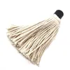 Spice Tools Wooden Handle Barbecue Soy Sauce Brush Cotton Yarn Grill Professional BBQ Oil Brushes 45.5cm Sea Shipping RRC735