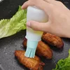 Tools 1pcs Food Grade Silicone Oil Bottle Lid High Temperature Resistant Hair Brush Barbecue Baking Bbq Controllable