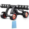 Dumbbells karın silindiri tekerlek egzersiz ekipmanı ergonomik egzersiz evi