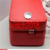 Hele luxe HORLOGE-dozen Nieuwe vierkante rode doos voor horloges Boekje Kaartlabels en papieren in het Engels192u