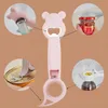 4 In 1 Multi-purpose Bottle Openers Bear Shape Manual Lid Remover Beer Corkscrew Funny Can Jars Openers Kitchen Accessories SN588