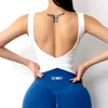 Yoga Outfit Women Inner Paded Fintess Vest Tape Gym Workout Bra Athletic Fitness Sport Tank Tops Running Top Clothes