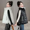 Kamizelki damskie veste femme trendów produkty gilet zimowe streetwearne kobiety moda feminina jesienne ubrania wome kpop giletcoats puffer kurtka