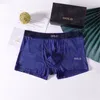 Mode mens boxers shorts underbyxor män sexiga underkläder brev tryck undervande andningsbar boxare underkläder med låda