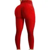 Leggings pour femmes pantalons de yoga design couleur pure pantalon de survêtement multicolore taille haute ajustement serré fessier ascenseur force élastique pantalon de sport jogging fitness