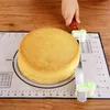 Bakningsverktyg Cake Slicer Cutter 5 lager Bröd Leveler Set Diy Fixator Cutting Kitchen Accessories 2st