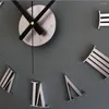 Horloges murales 2022 Décoration de la maison Grand miroir Horloge Design moderne 3D DIY Grande montre décorative Cadeau unique