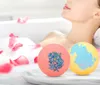 Les 12 dernières brosses de bain boule de sel de bain explosive, une variété de couleurs au choix, supportent un logo personnalisé