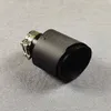 Tubo di scarico in fibra di carbonio opaco in acciaio inossidabile lucido per punta del silenziatore Remus Ugelli per styling auto universali Terminale di scarico Outlet130MM