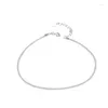 Tobilleras de moda para mujer, pulsera de tobillo con forma de hueso de serpiente de diseñador, Plata de Ley 925 auténtica, tobillera femenina de calidad