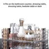 F￶rvaringsl￥dor Makeup Organiser Tray Transparent Akryl Cosmetic Display Box med handtag tydlig enkel elegant design