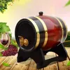 Vattenflaskor 1.5/3L Vintage Wood Oak Timber Wine Barrel f￶r ￶l Whisky Rum Port High Quality