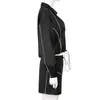 Kvinnors spårdräkter Oshoplive 2022 Summer Spring Women Fashion Sportwear Zipper Cardigan Jacket Shorts Solid Color Two Piece Suit For